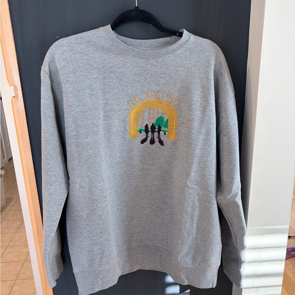 Only Murders in the Building Gray Crewneck Sweater